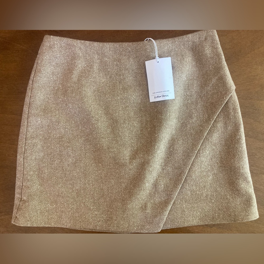 & Other Stories Wool Mini Skirt
